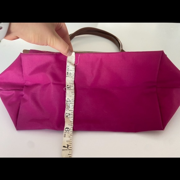 AUTHENTIC Pink Longchamp Le Pliage Small Shoulder Bag Excellent Condition - Picture 11 of 16